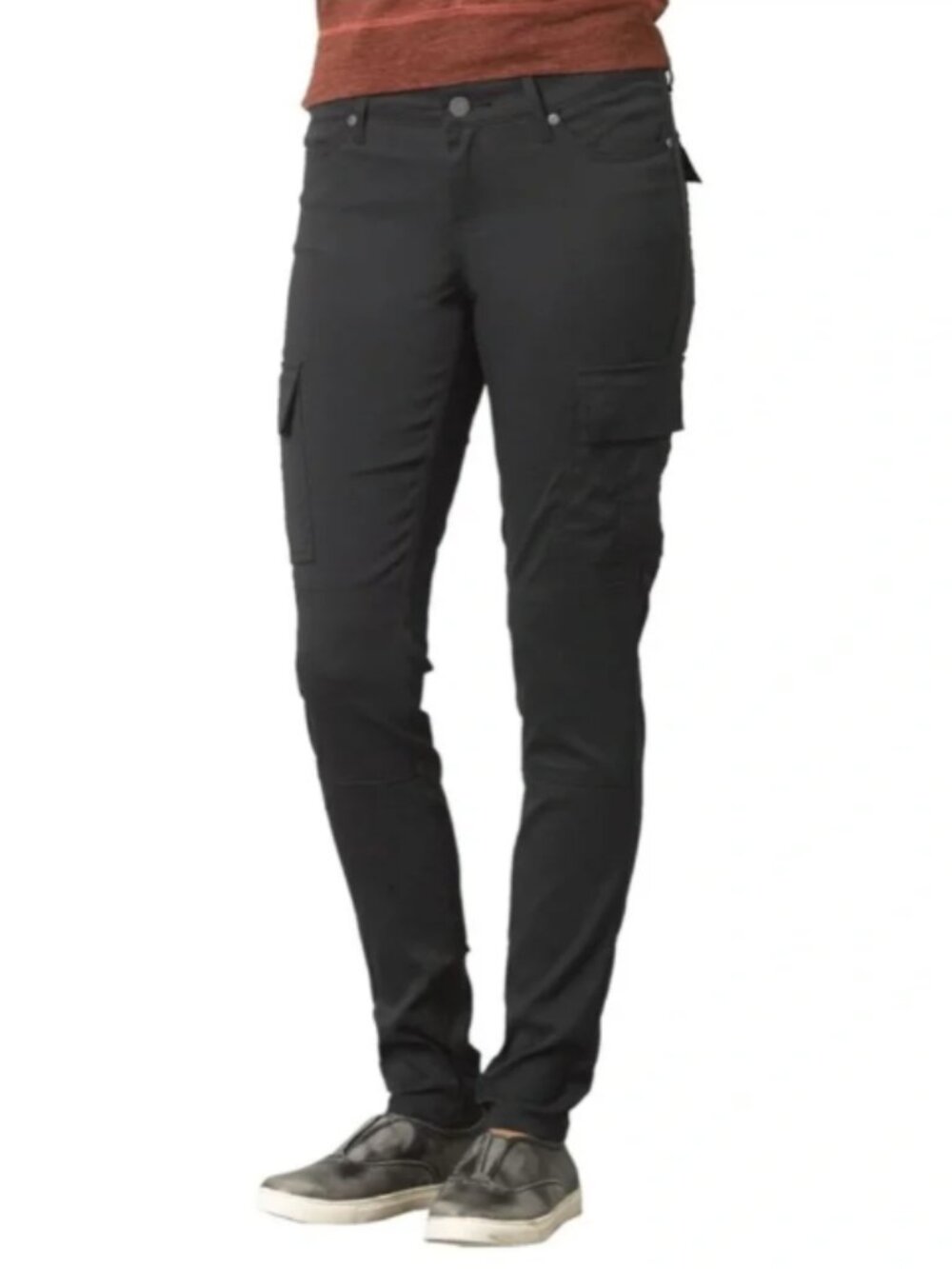 Prana Women's Meme Hiking Trail Pants in Black Size 12